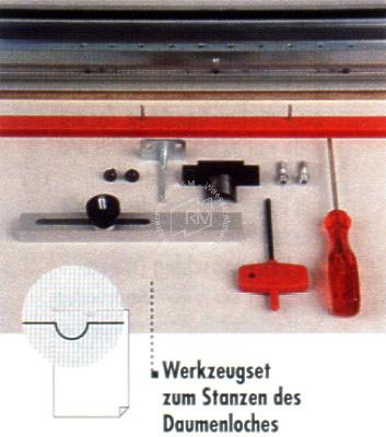 Daumenloch-Werkzeugset für RM 33 vary