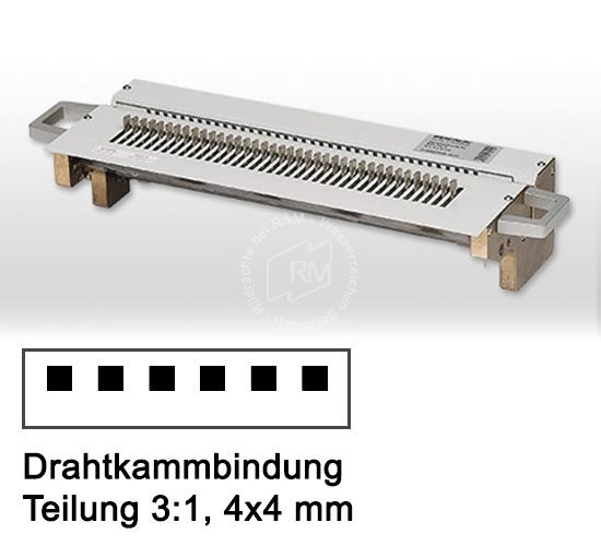 Stanzwerkzeug DTP 340 A, 3:1, 4x4mm