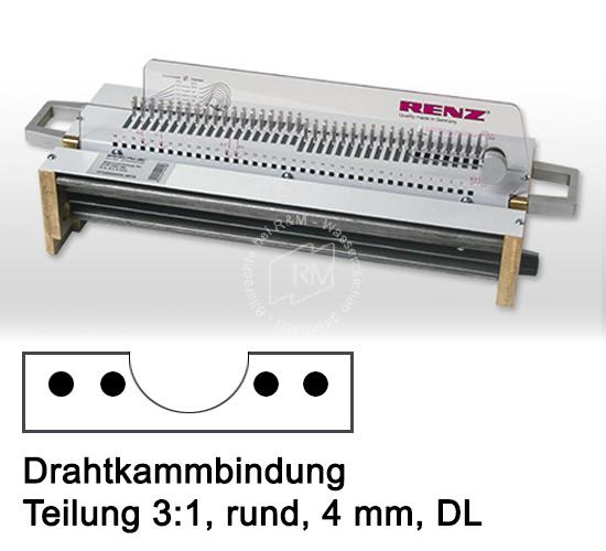 Stanzwerkzeug DTP 340 M, 3:1, Ø 4mm, Daumenloch