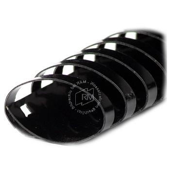 RM Plastik-Binderuecken A4 oval schwarz