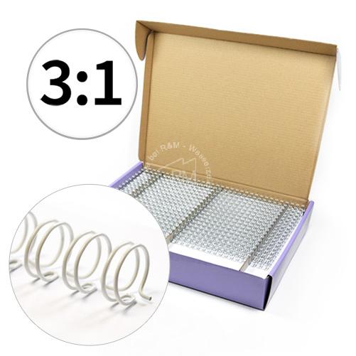 RM Drahtbinderücken 3:1 A4 weiß15,9 mm  Verpackung