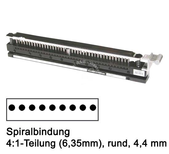 Stanzwerkzeug HD 7500 H, 4:1, Ø 4,4mm, 6,35mm