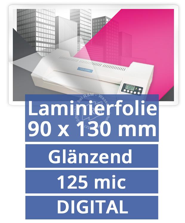 Laminierfolie A4 125 mic 90x130 glaenzend digital