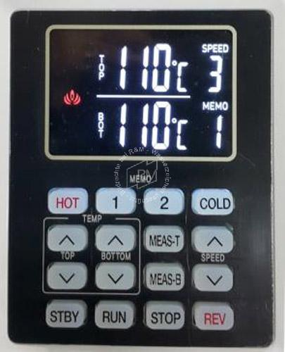 Temperatureinstellung RM SKY 720 SD Display